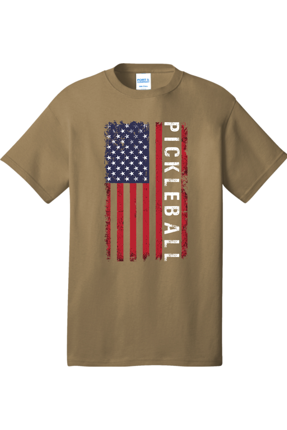 Port & Company Core Cotton Tee Coyote Brown