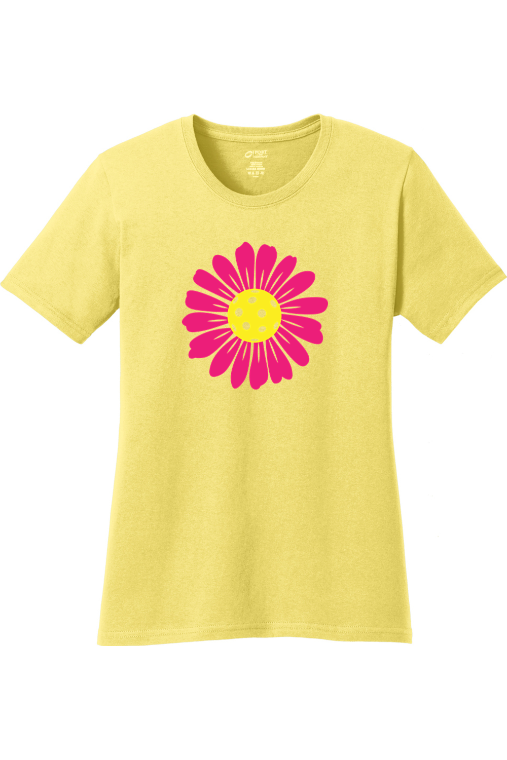 Port & Company Ladies Core Cotton Tee Yellow