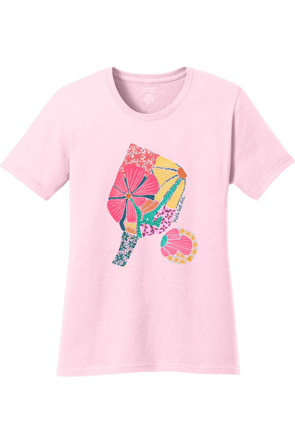 Port & Company Ladies Core Cotton Tee Pale Pink