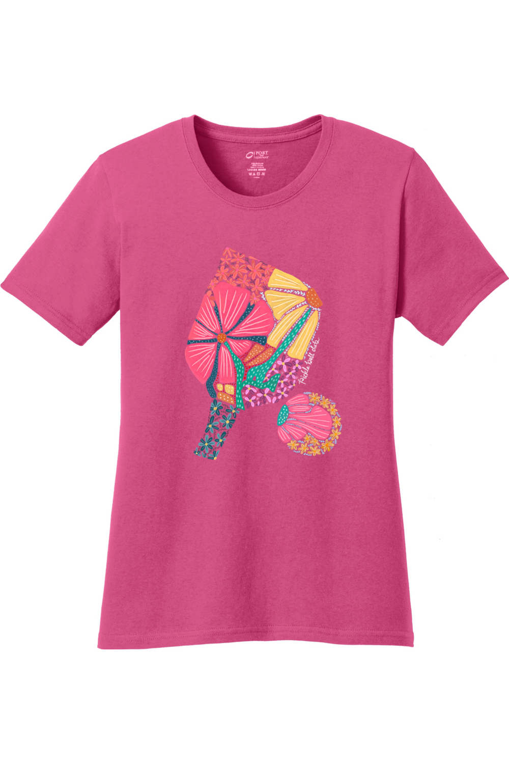 Port & Company Ladies Core Cotton Tee Sangria
