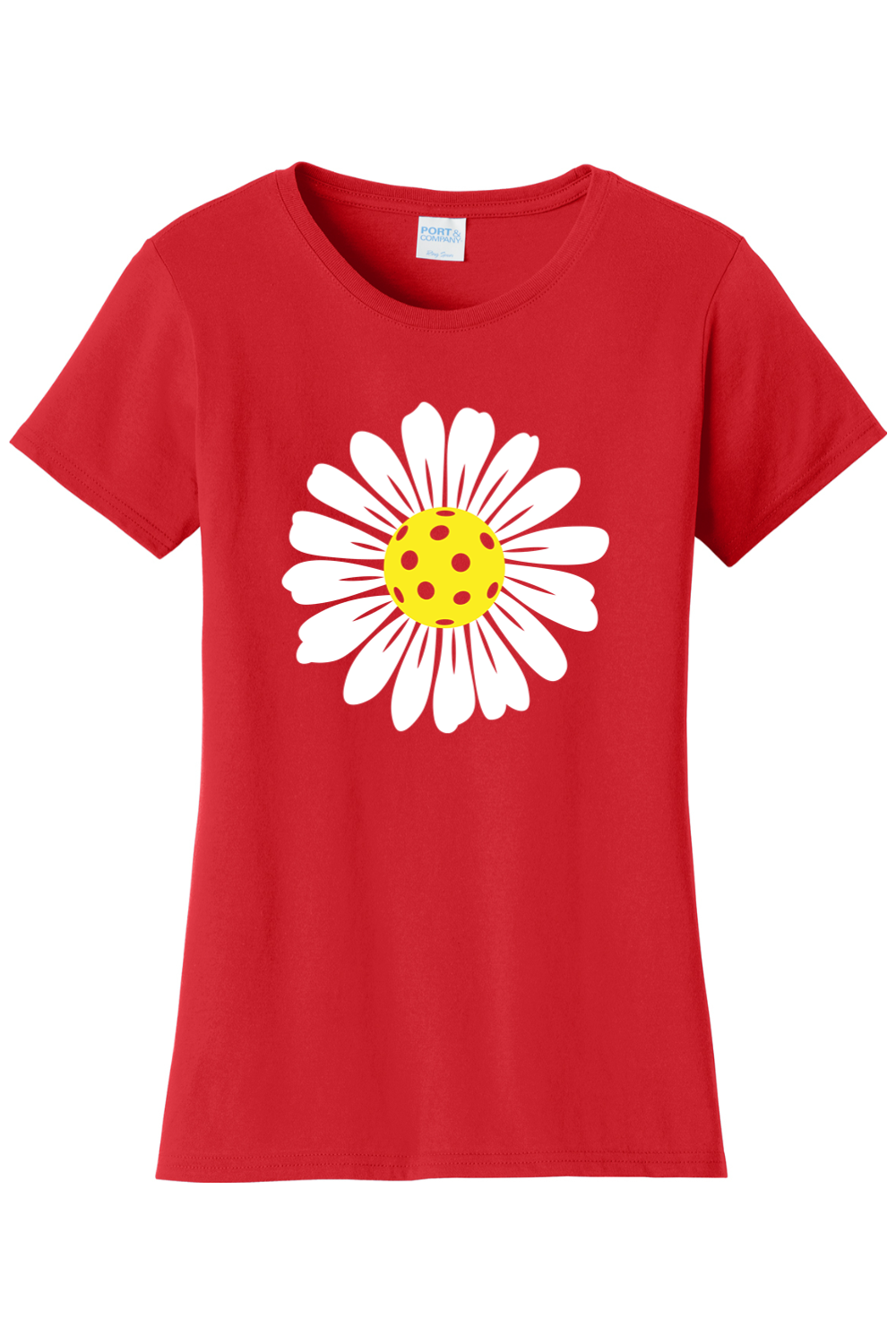 Port & Company Ladies Fan Favorite Tee Bright Red