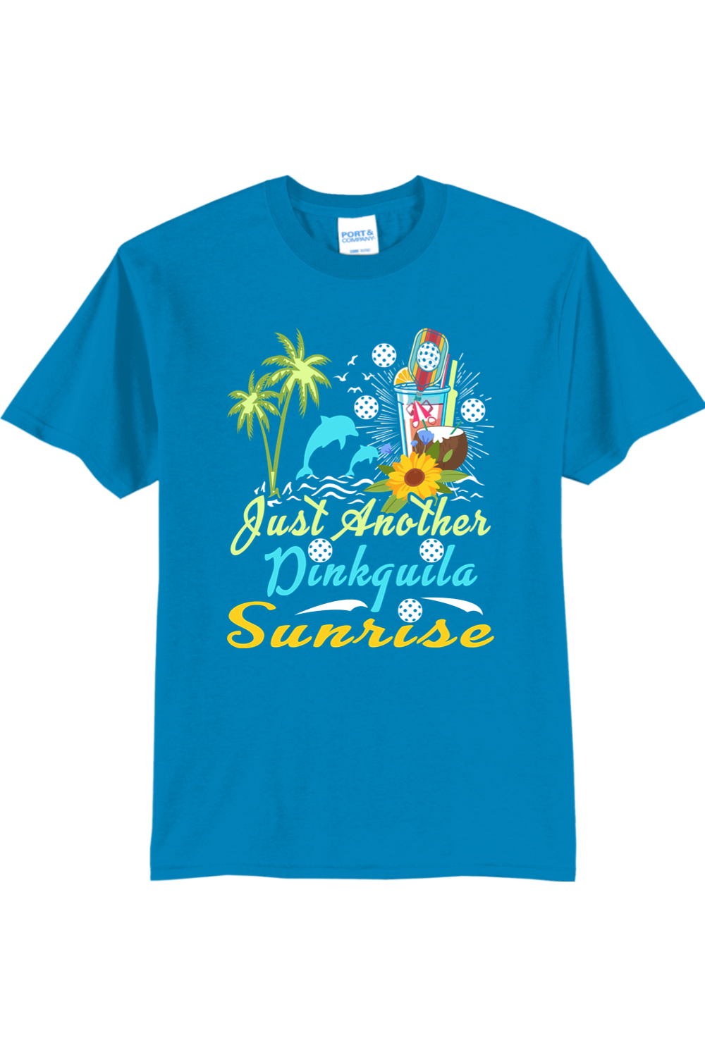 Port & Company Unisex Core Blend Tee Sapphire