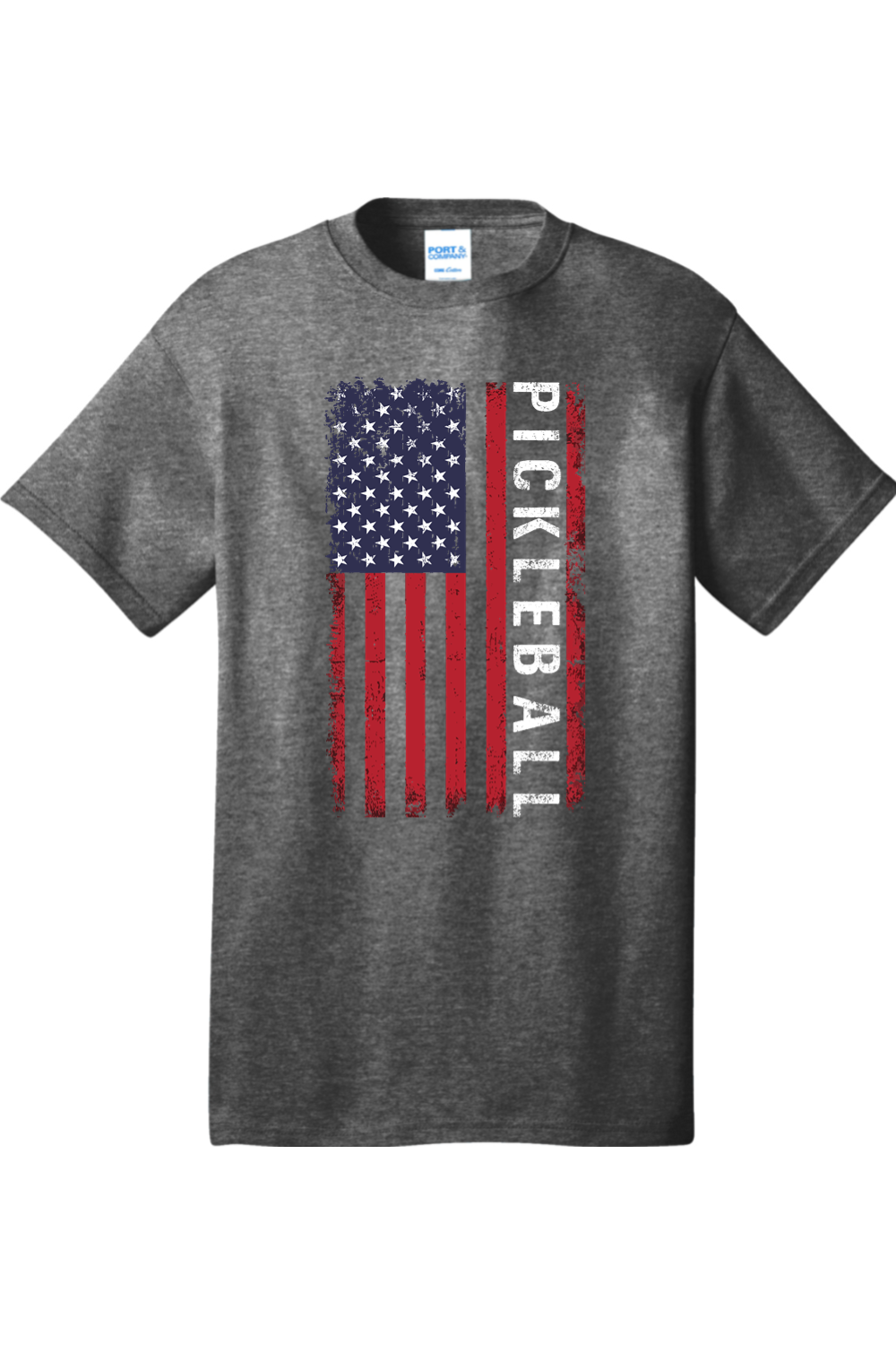 Port & Company Core Cotton Tee Graphite Heather