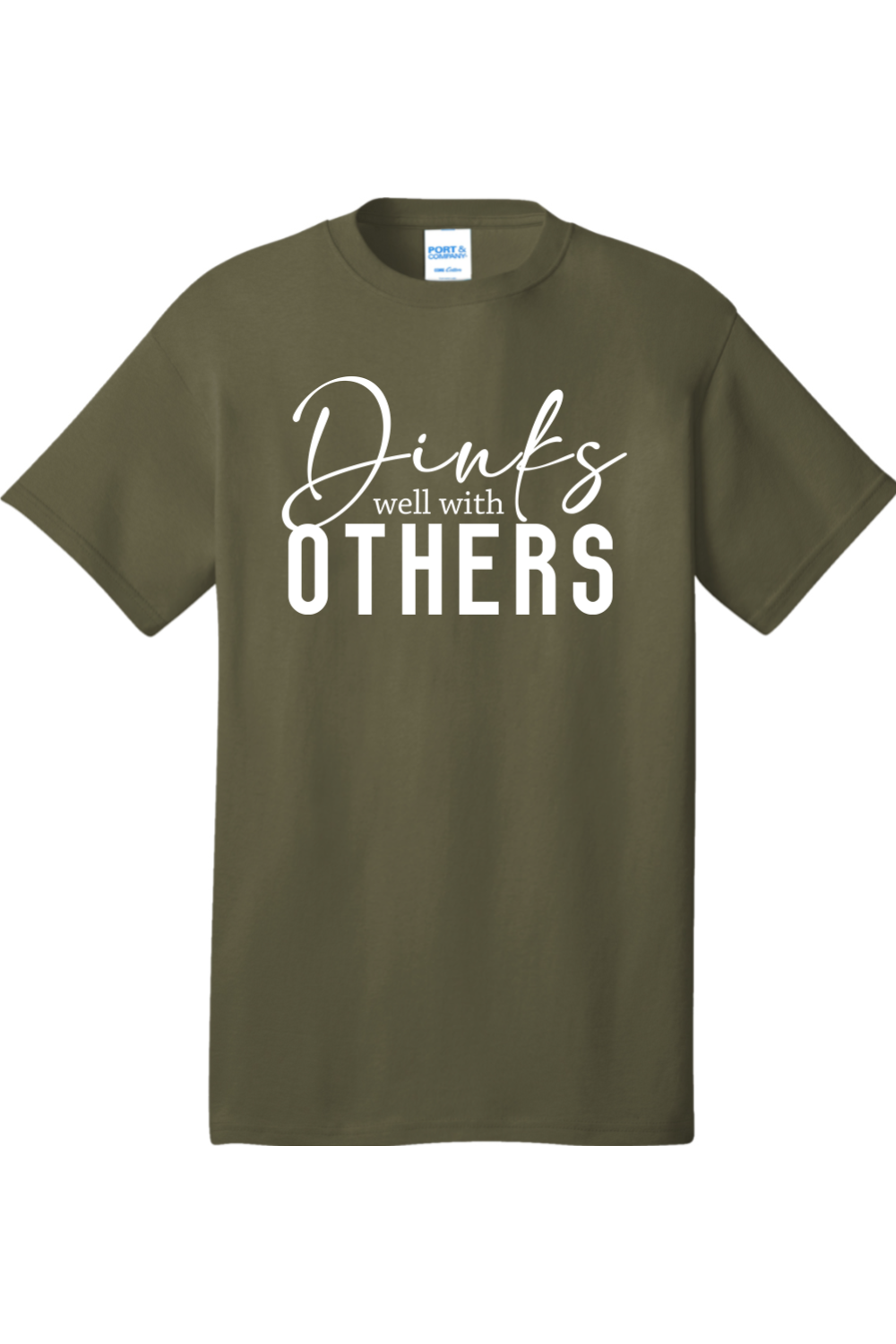 Port & Company Core Cotton Tee Olive Drab Green