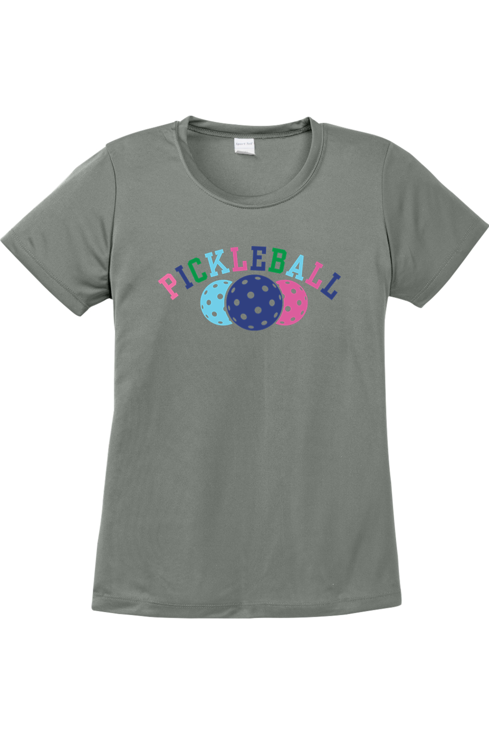 Sport-Tek Ladies PosiCharge Competitor Tee Grey Concrete