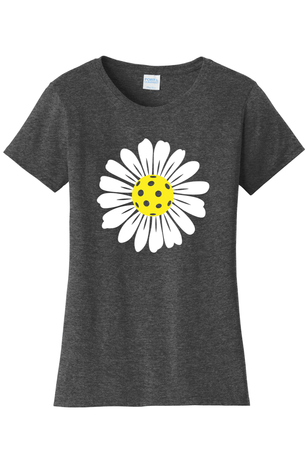 Port & Company Ladies Fan Favorite Tee Dark Heather Grey