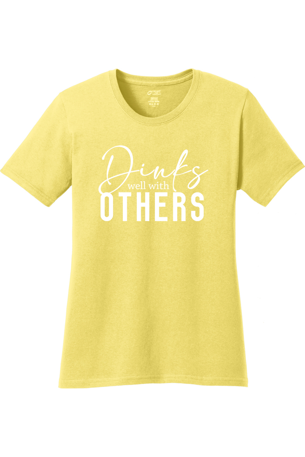 Port & Company Ladies Fan Favorite Tee Yellow