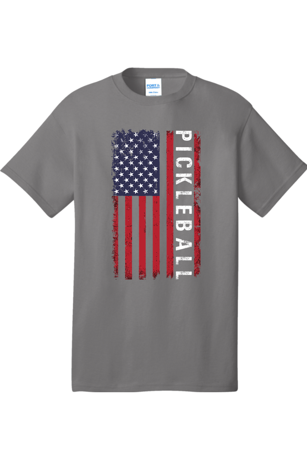 Port & Company Core Cotton Tee Medium Grey