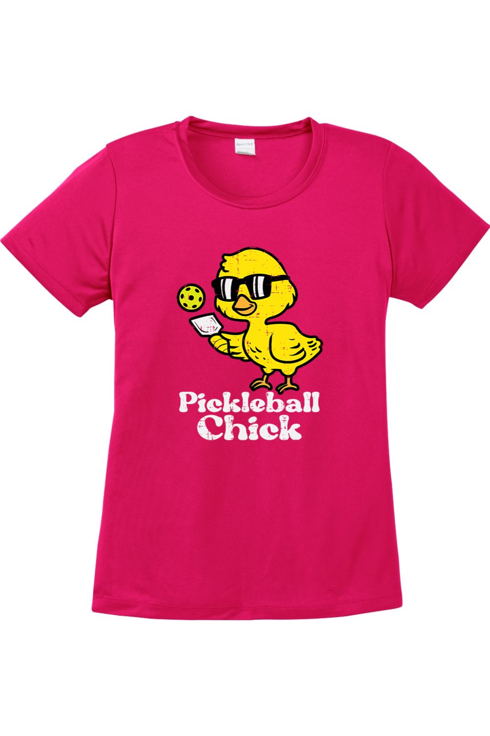 Sport-Tek Ladies PosiCharge Competitor Tee Pink Raspberry