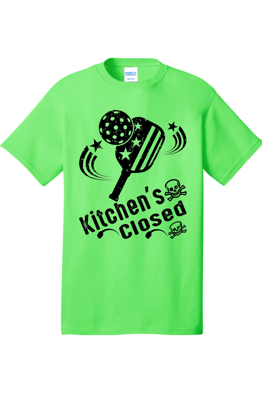 Port & Company Core Cotton Tee Neon Green