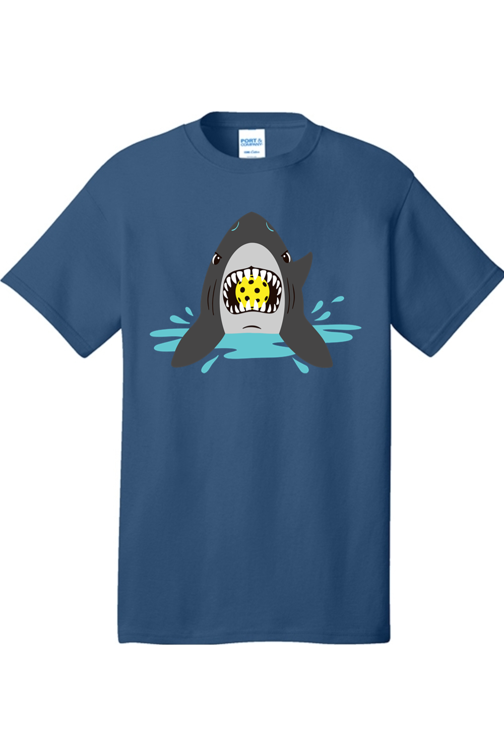 Port & Company Unisex Core Cotton Tee Neptune Blue