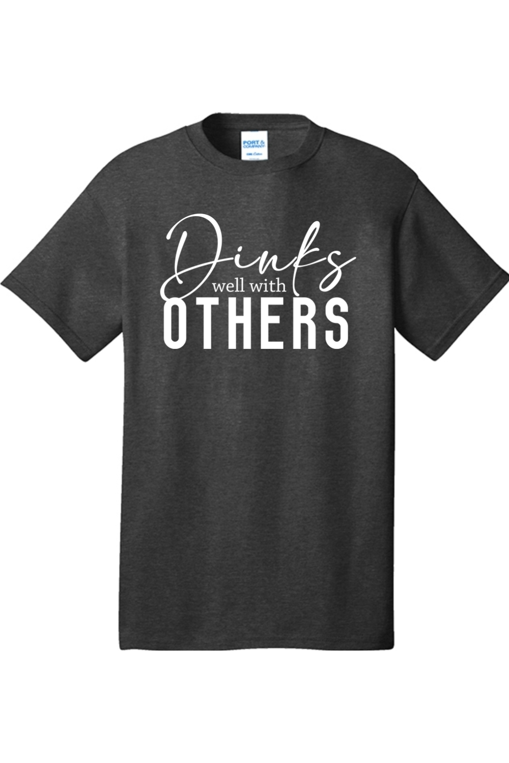 Port & Company Core Cotton Tee Black Heather
