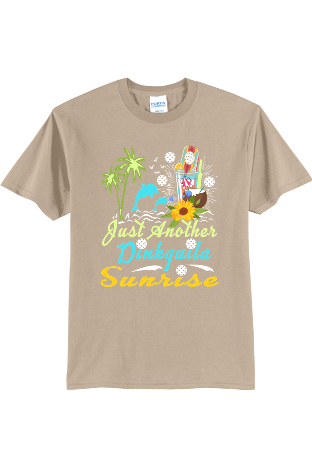Port & Company Unisex Core Blend Tee Desert Sand