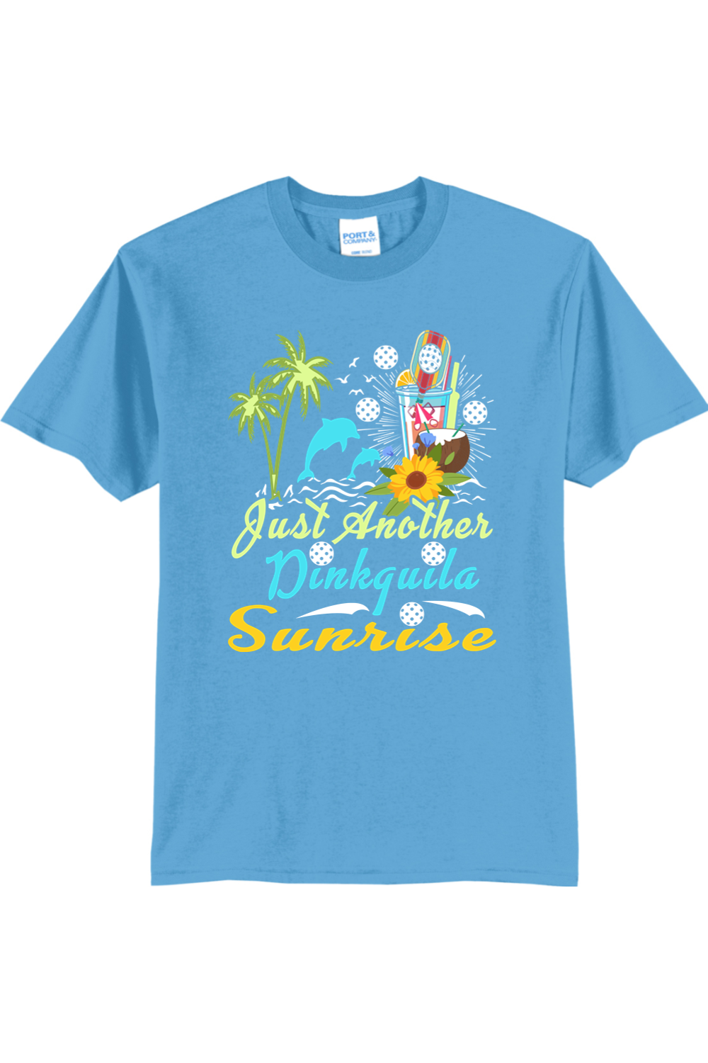 Port & Company Unisex Core Blend Tee Aquatic Blue