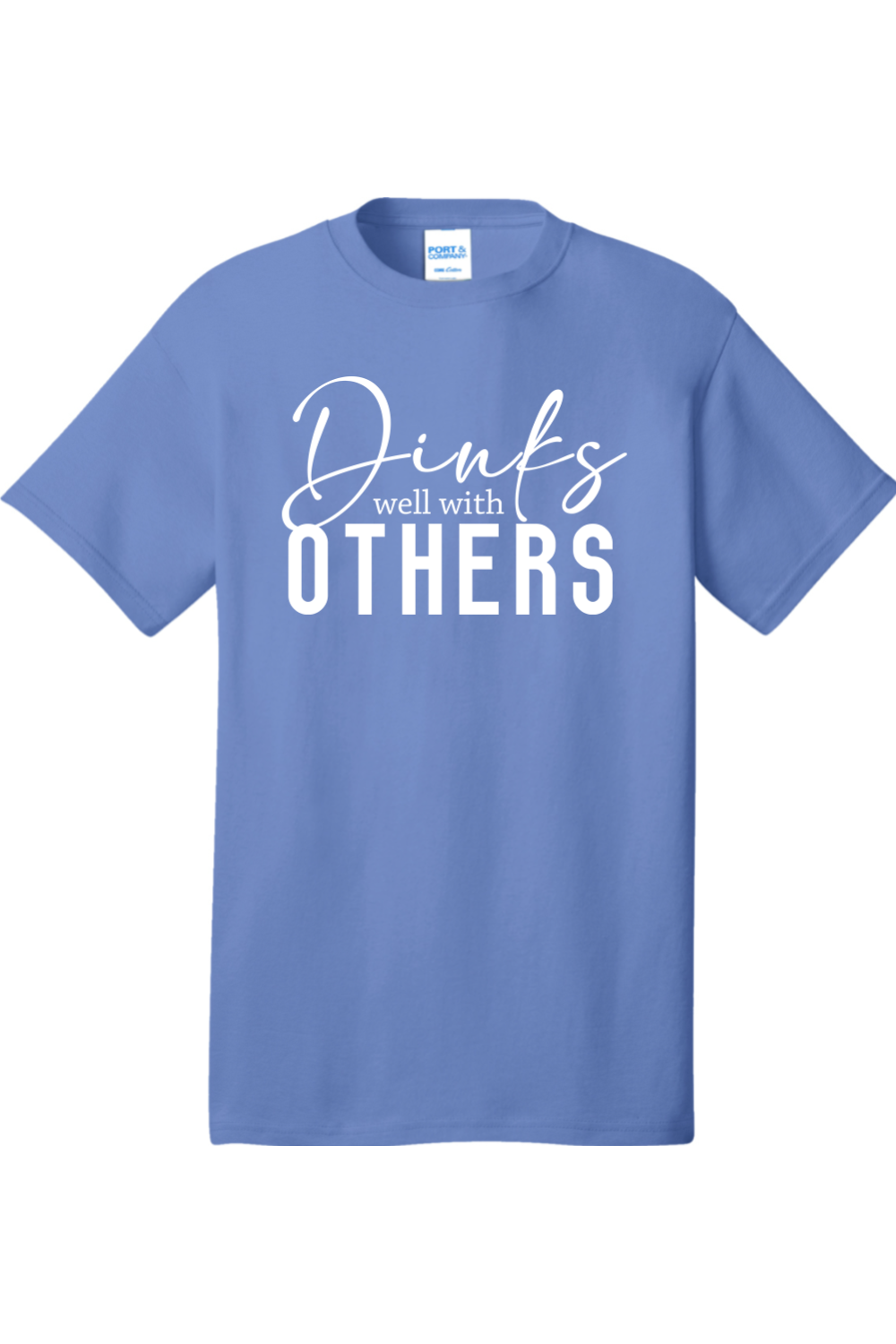 Port & Company Core Cotton Tee Carolina Blue