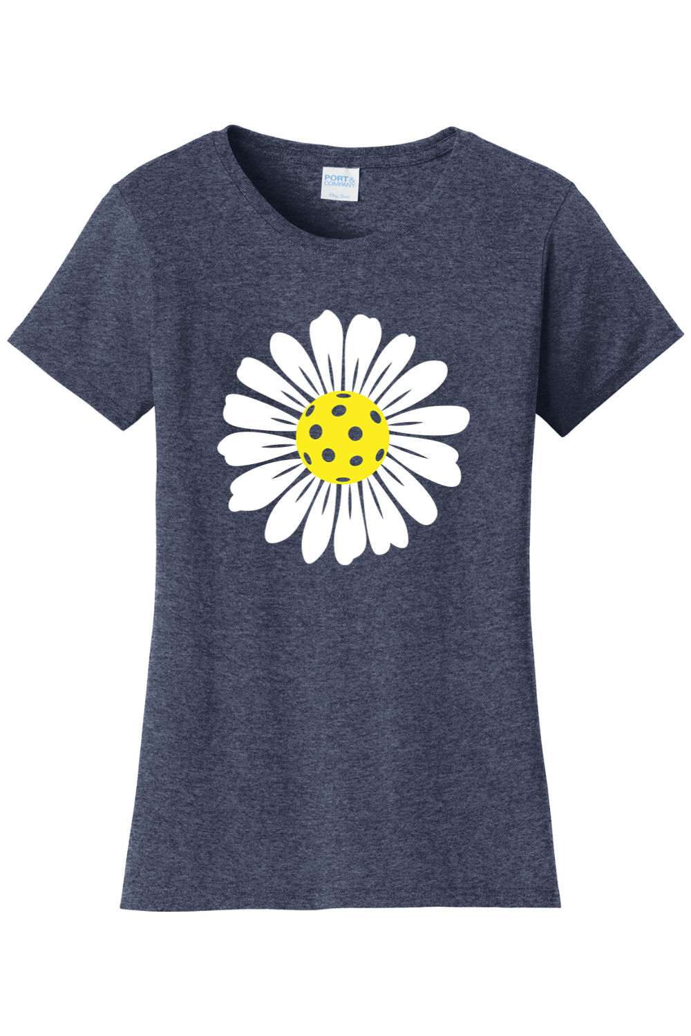 Port & Company Ladies Fan Favorite Tee Heather Navy