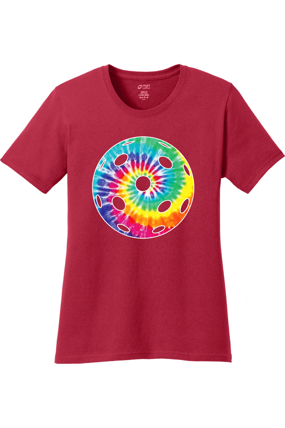 Port & Company Ladies Core Cotton Tee Red