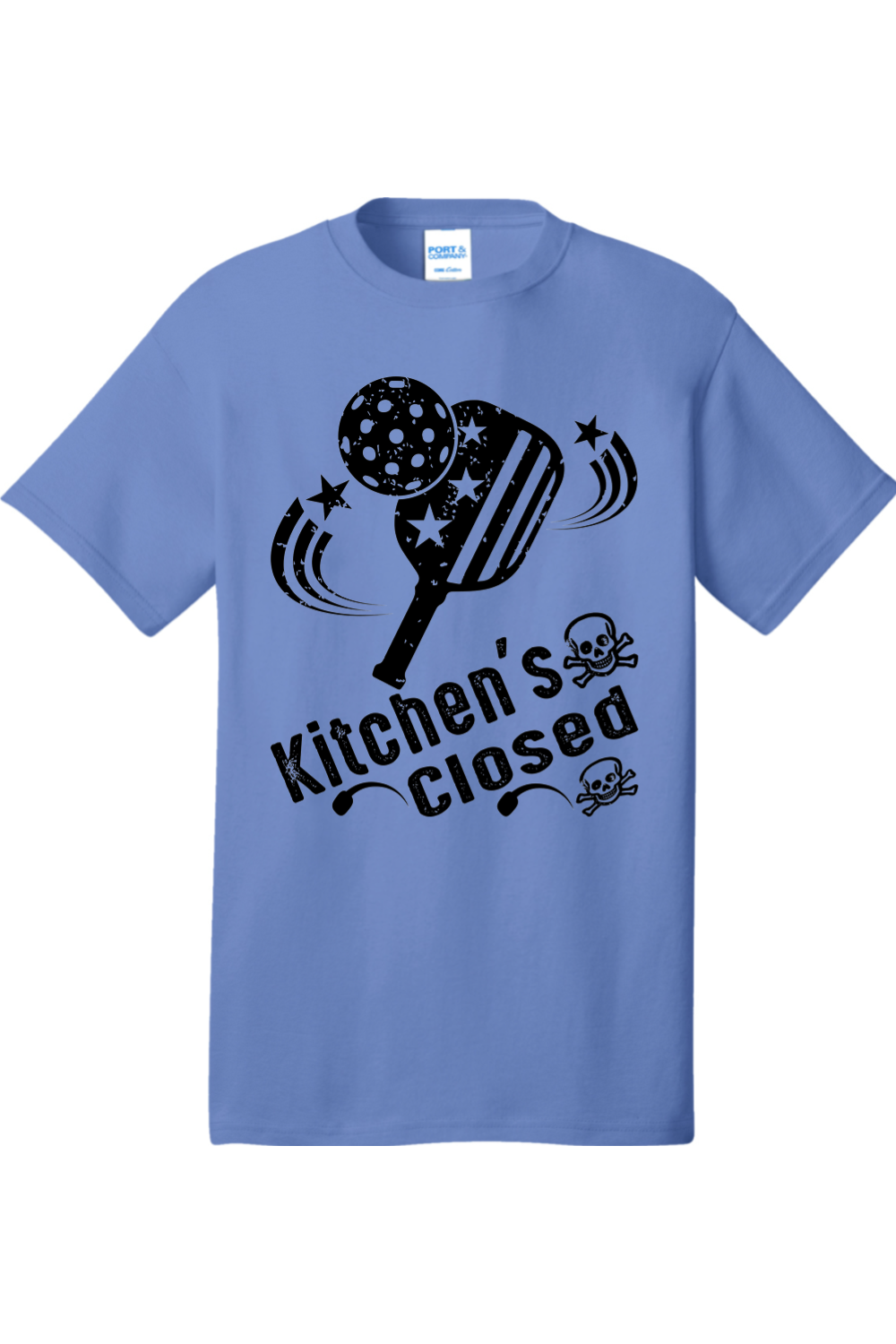 Port & Company Core Cotton Tee Carolina Blue
