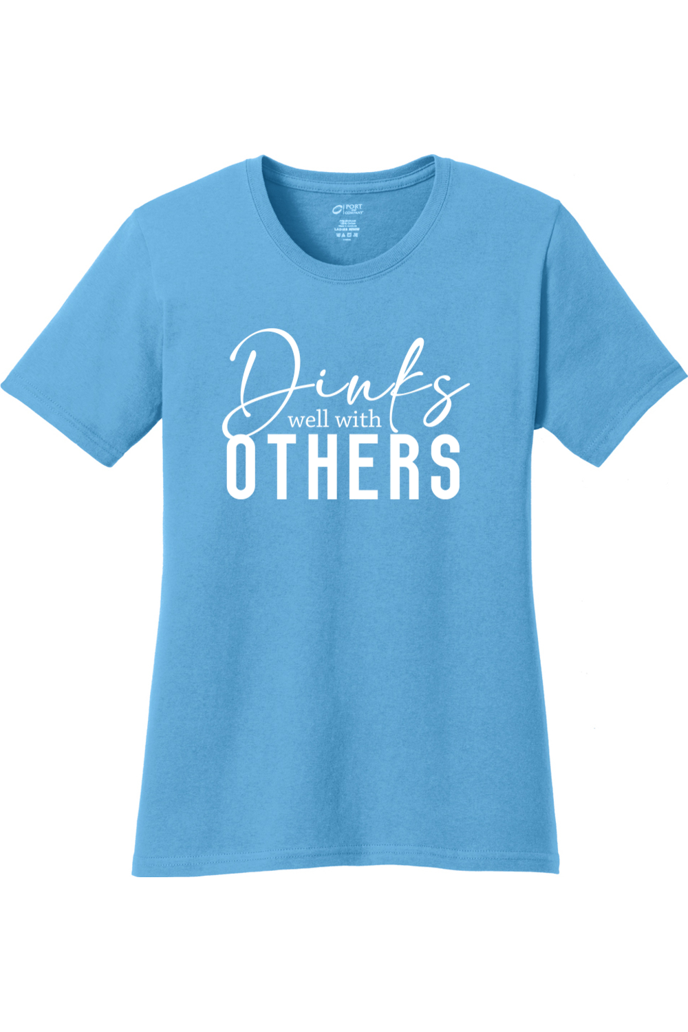 Port & Company Ladies Fan Favorite Tee Aquatic Blue