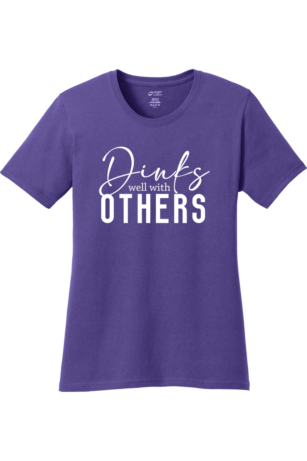 Port & Company Ladies Fan Favorite Tee Purple