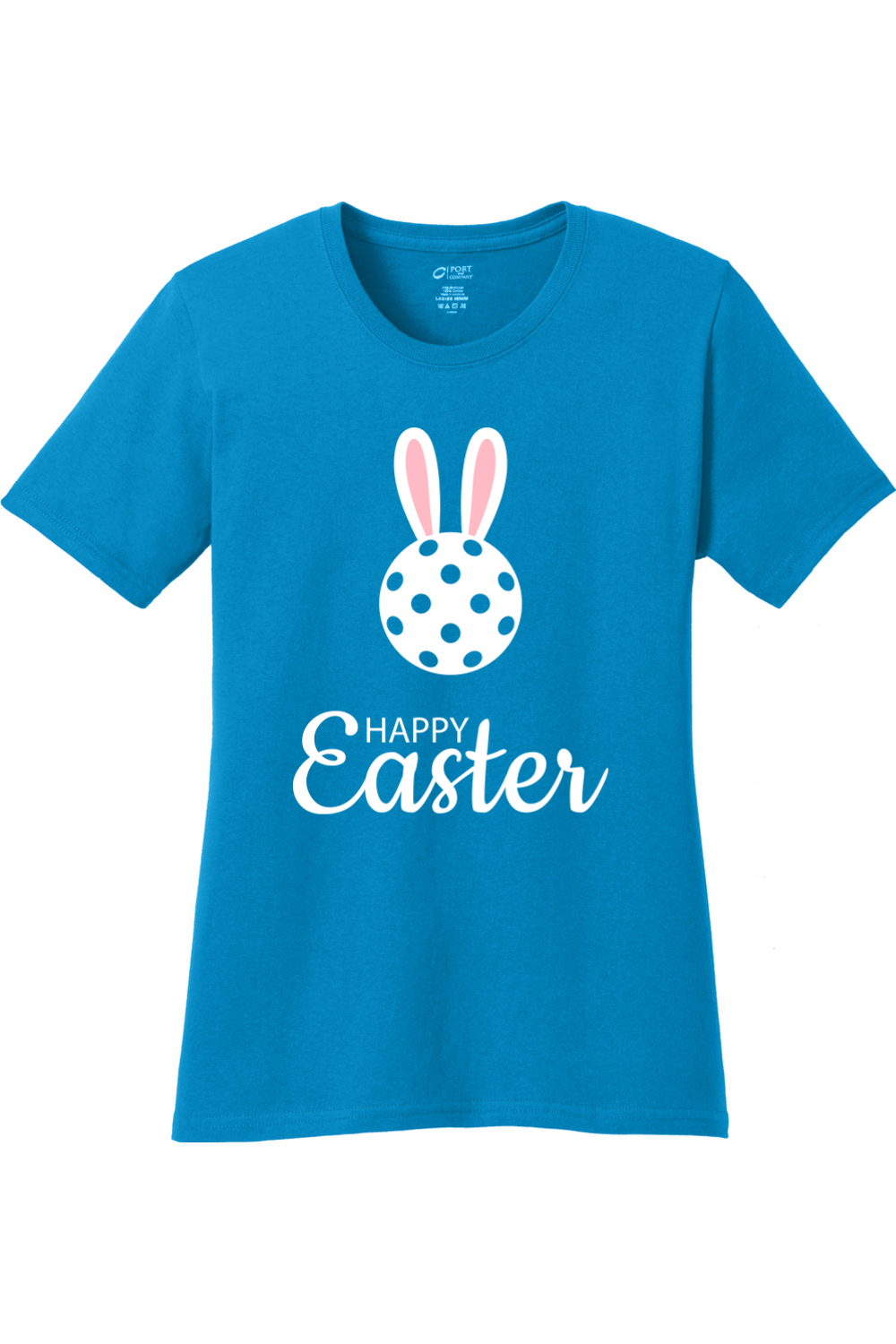 Port & Company Ladies Core Cotton Tee Sapphire