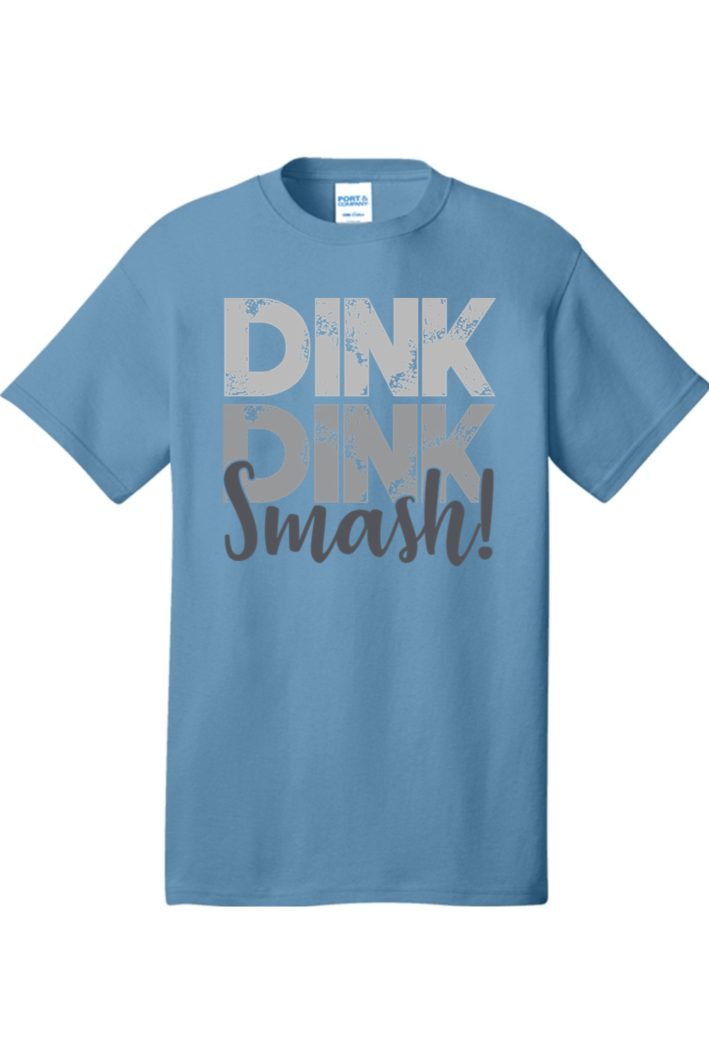 Port & Company Core Cotton Tee Tundra Blue