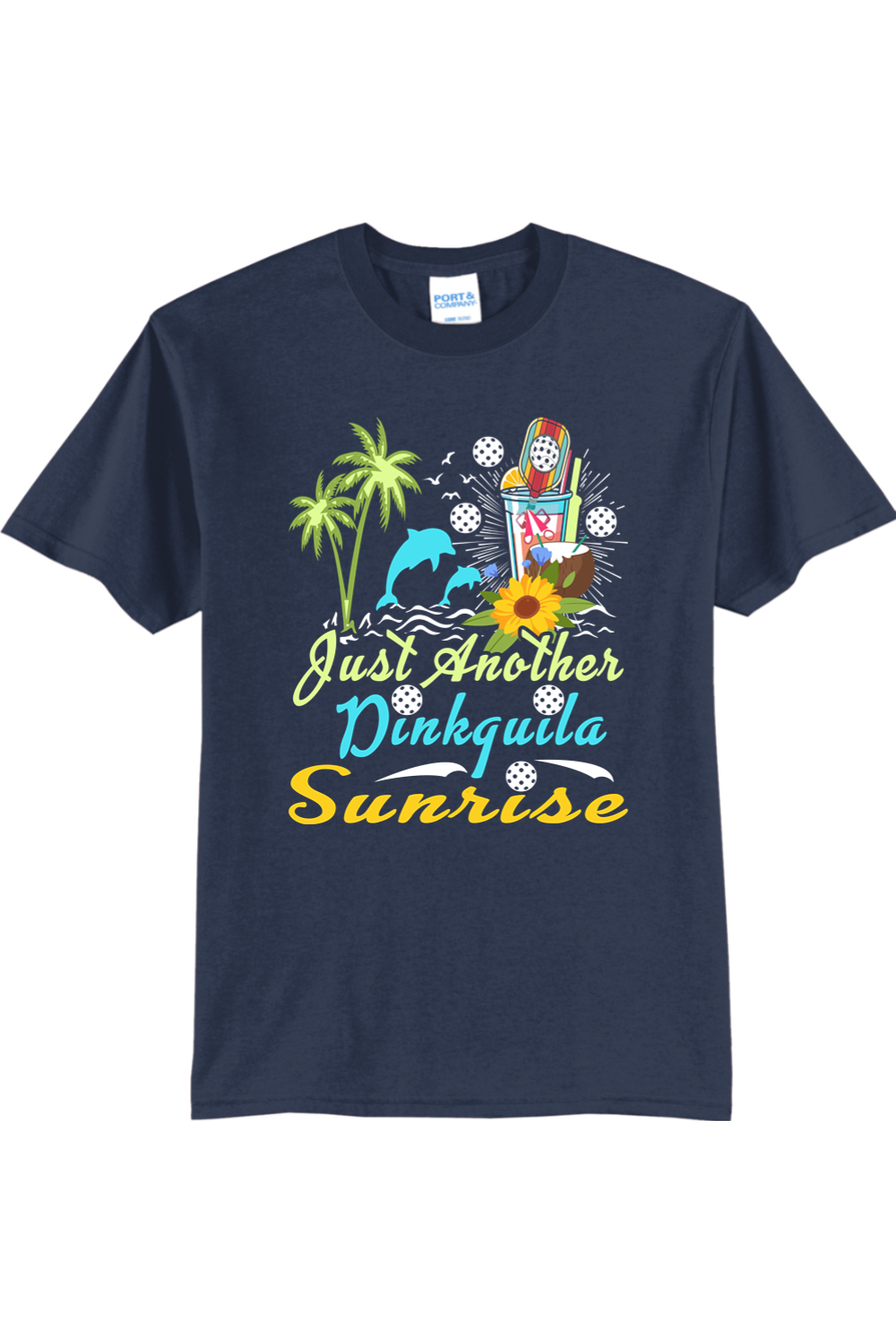 Port & Company Unisex Core Blend Tee Navy