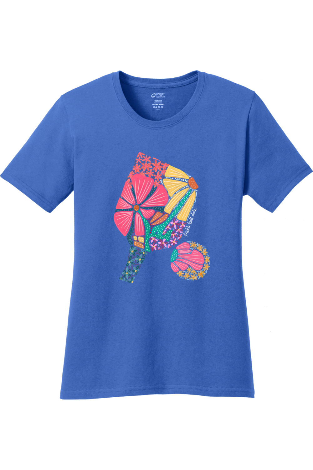 Port & Company Ladies Core Cotton Tee Royal