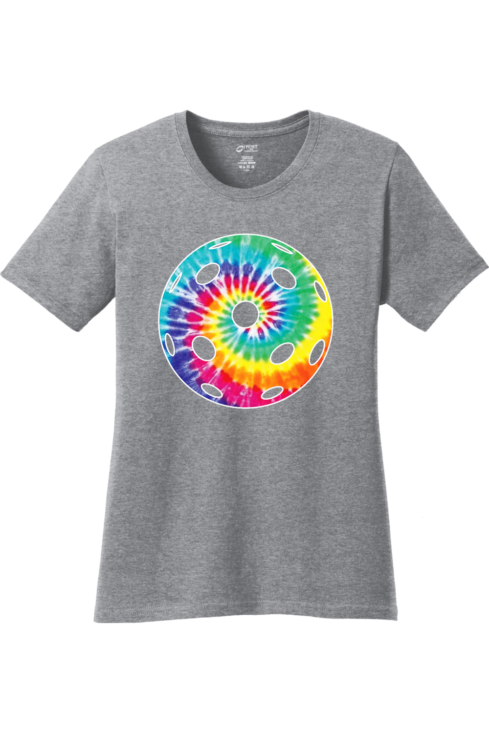 Port & Company Ladies Core Cotton Tee Athletic Heather