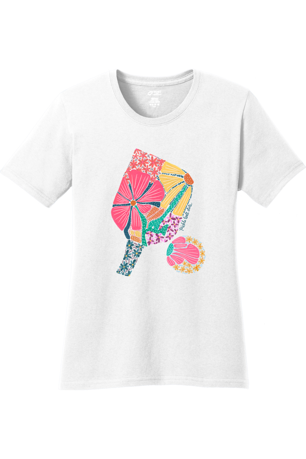 Port & Company Ladies Core Cotton Tee White