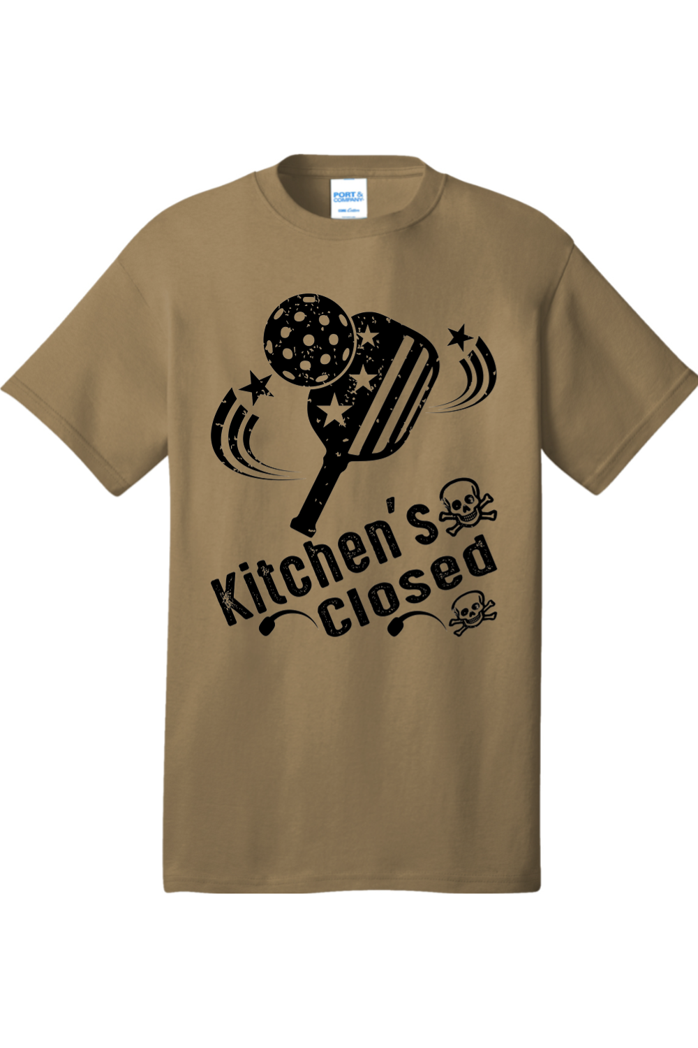 Port & Company Core Cotton Tee Coyote Brown
