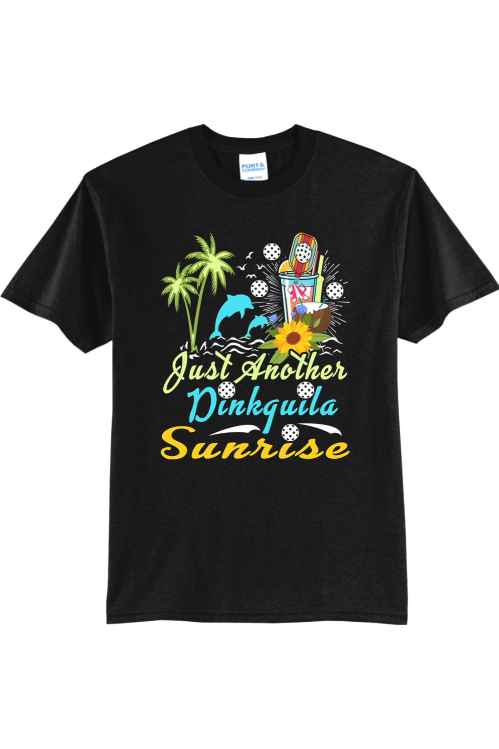 Port & Company Unisex Core Blend Tee Jet Black