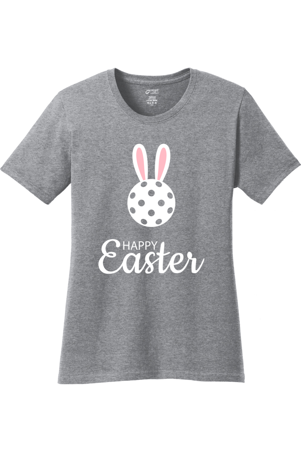 Port & Company Ladies Core Cotton Tee Athletic Heather