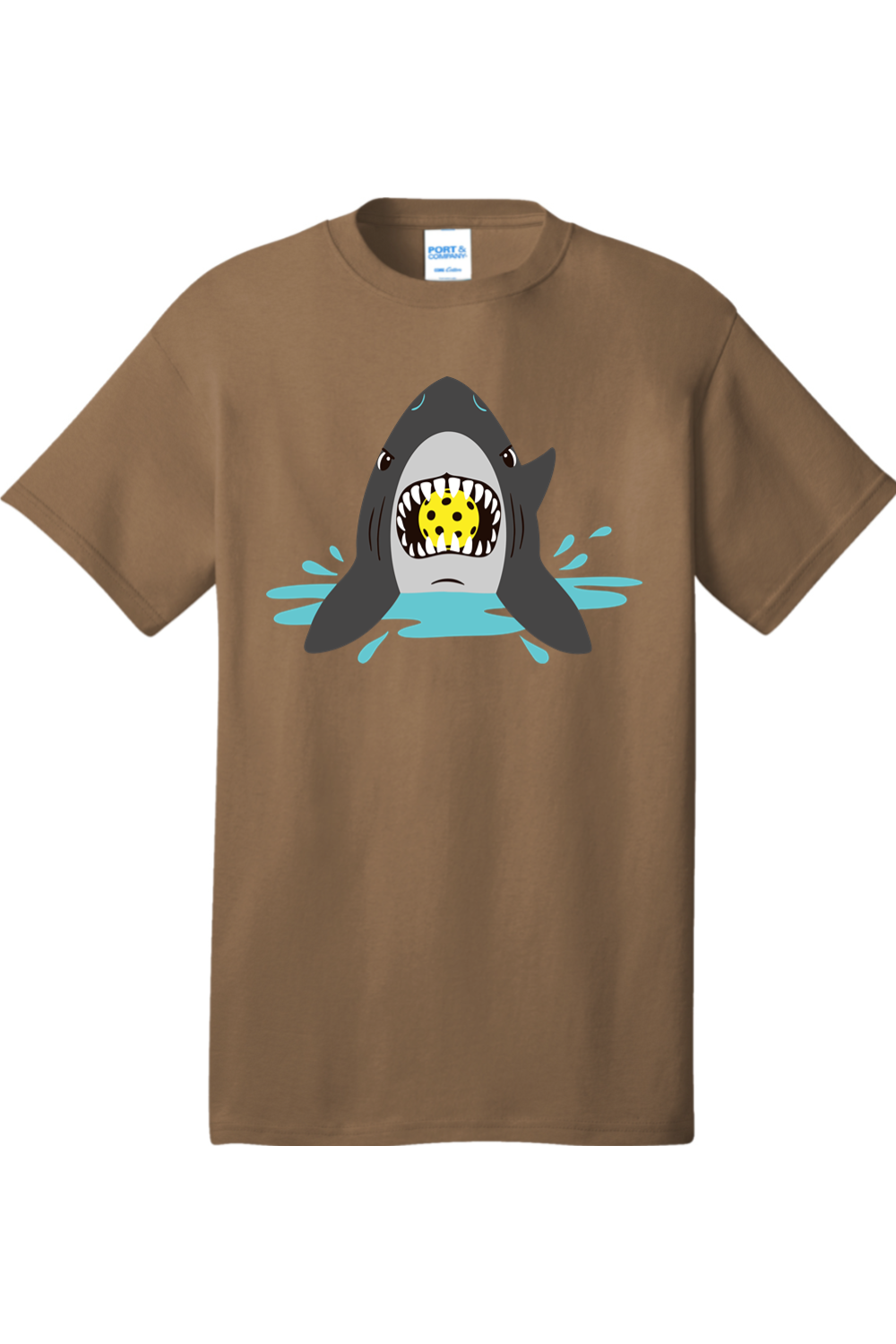 Port & Company Unisex Core Cotton Tee Woodland Brown
