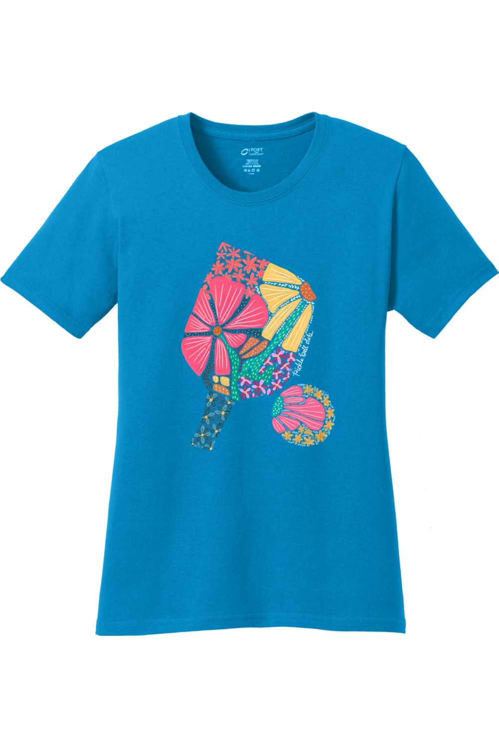 Port & Company Ladies Core Cotton Tee Sapphire