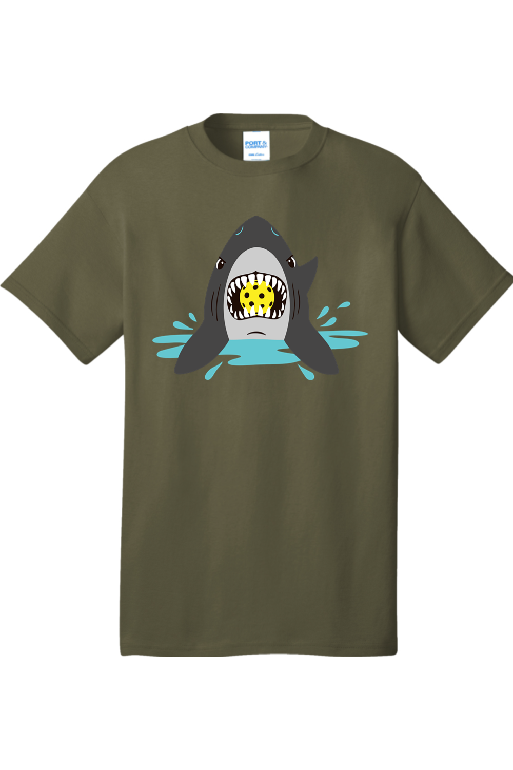 Port & Company Unisex Core Cotton Tee Olive Drab Green