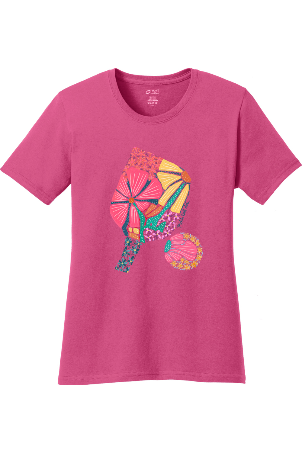 Port & Company Ladies Core Cotton Tee Sangria