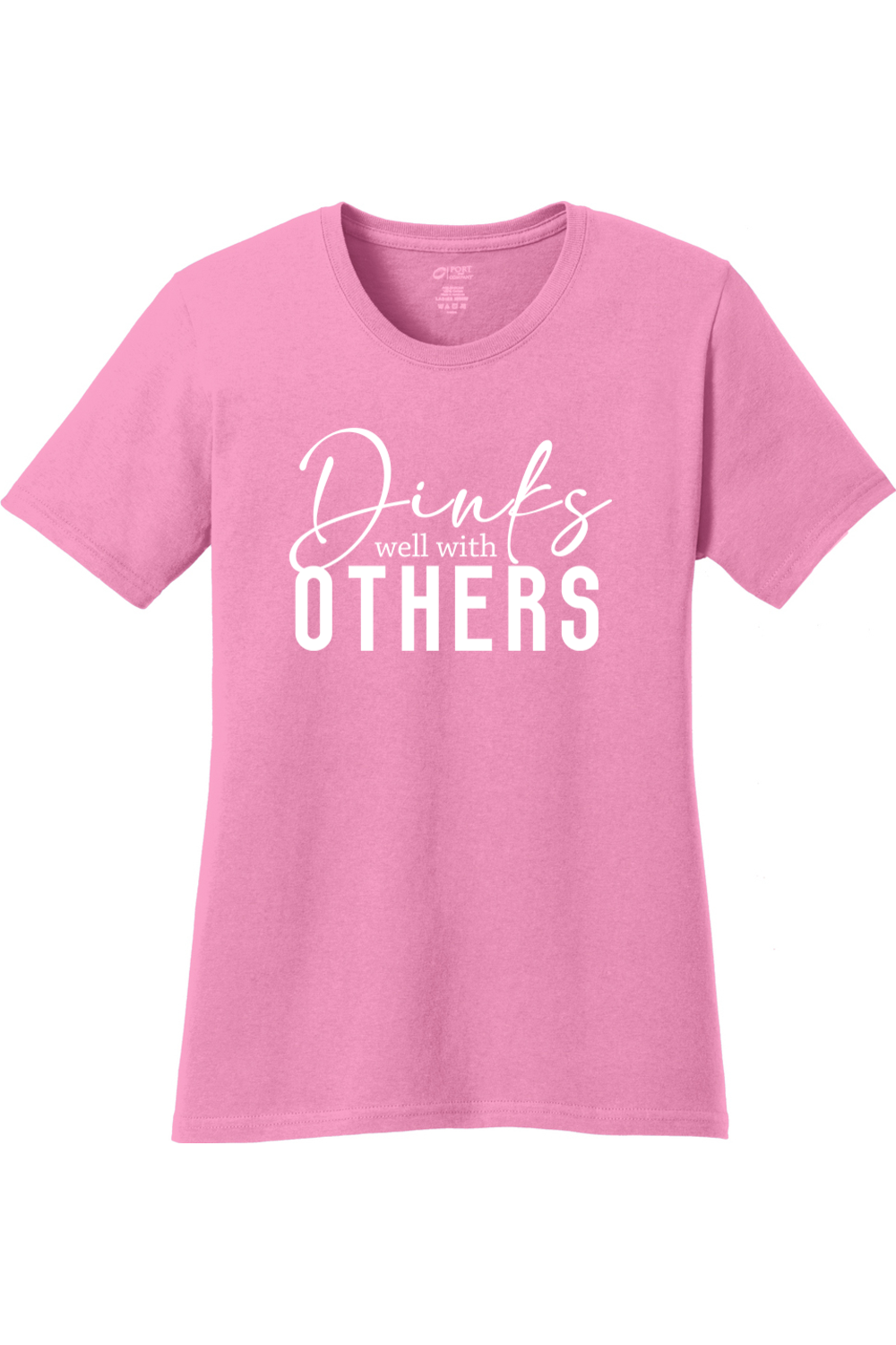 Port & Company Ladies Fan Favorite Tee Candy Pink