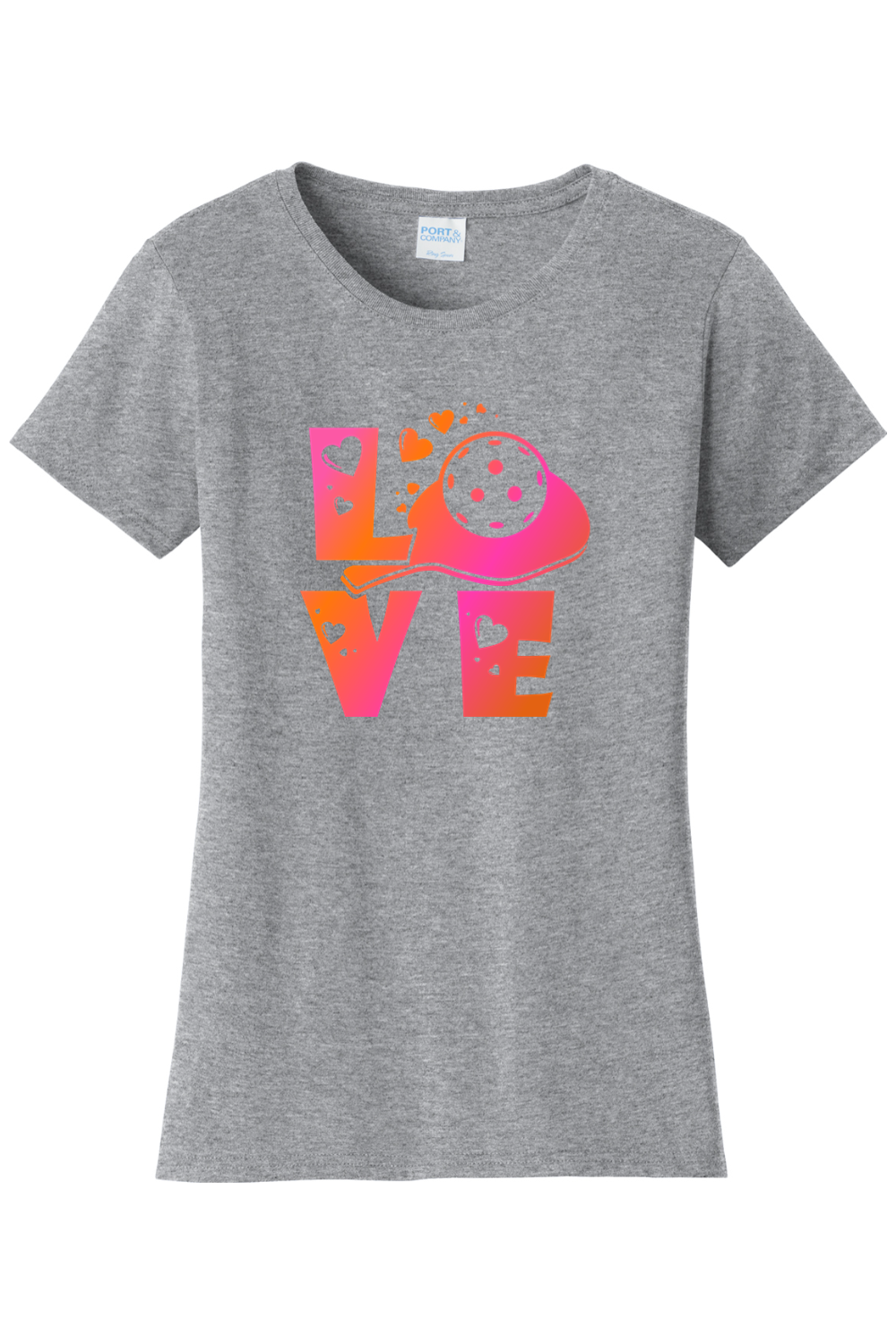 Port & Company Ladies Fan Favorite Tee Athletic Heather