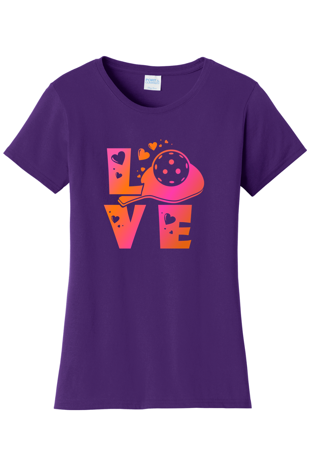 Port & Company Ladies Fan Favorite Tee Team Purple