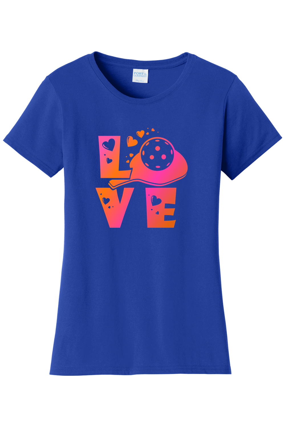 Port & Company Ladies Fan Favorite Tee True Royal