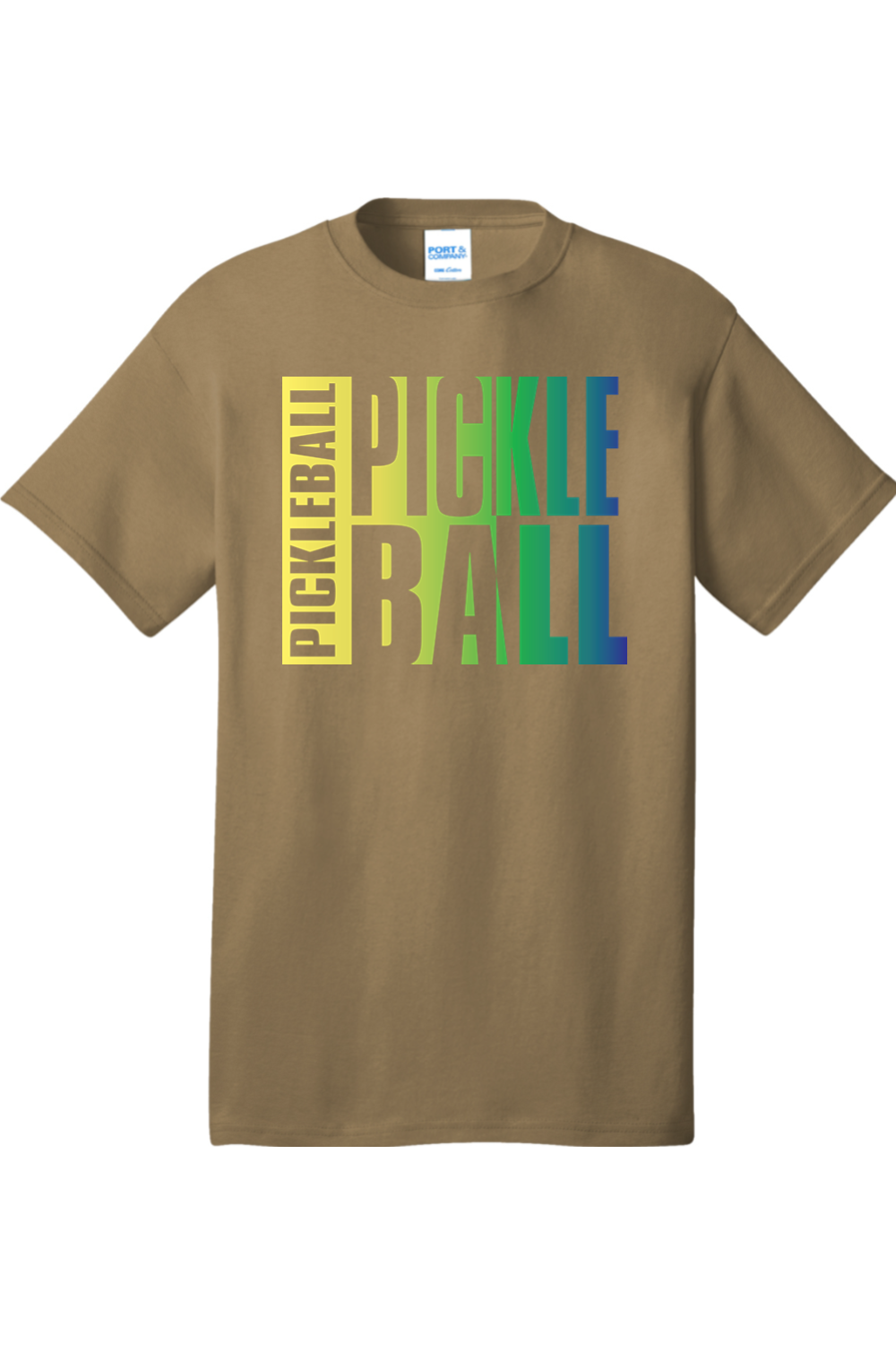 Port & Company Core Cotton Tee Coyote Brown