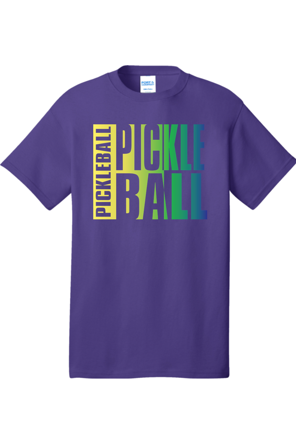 Port & Company Core Cotton Tee Purple
