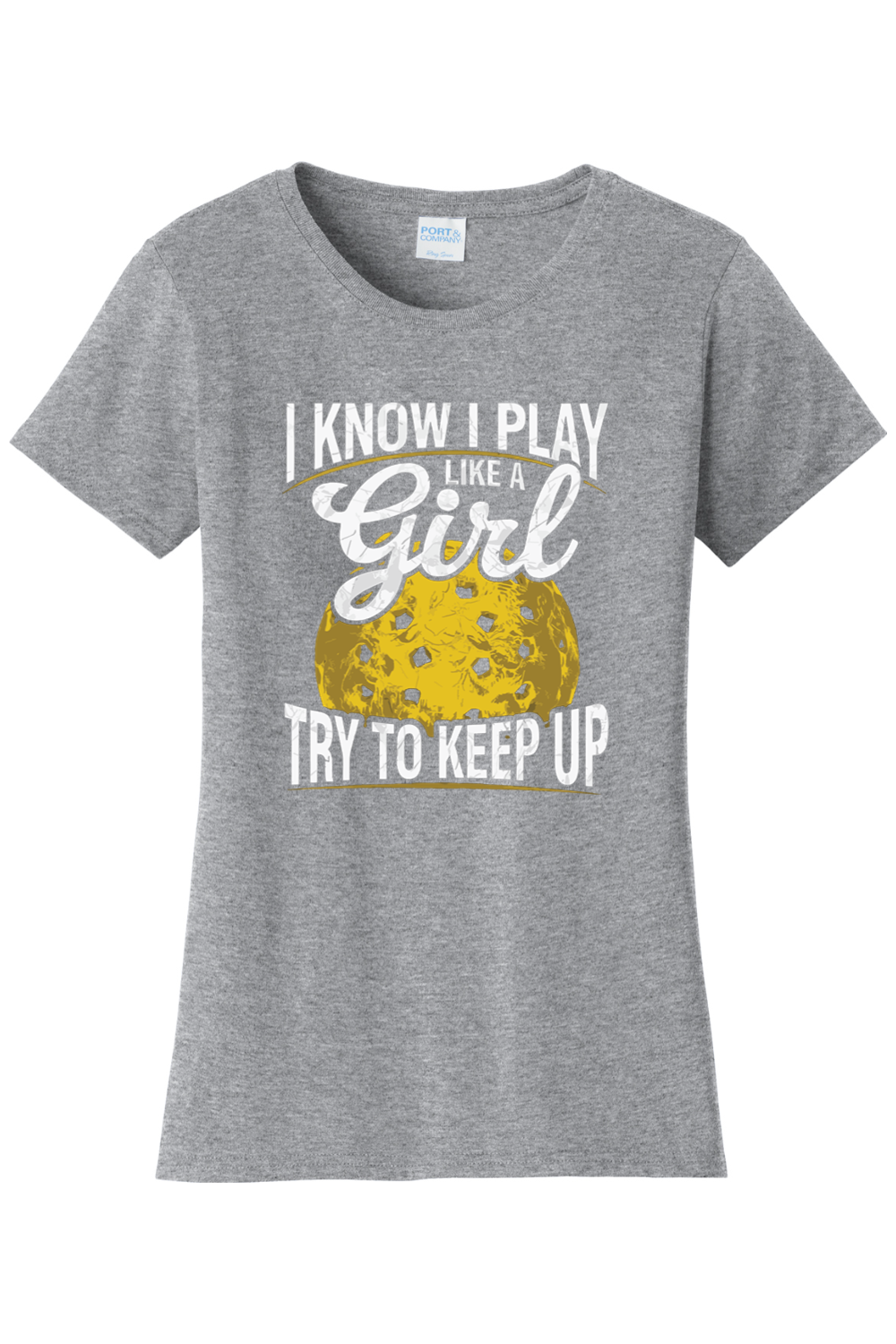 Port & Company Ladies Fan Favorite Tee Athletic Heather