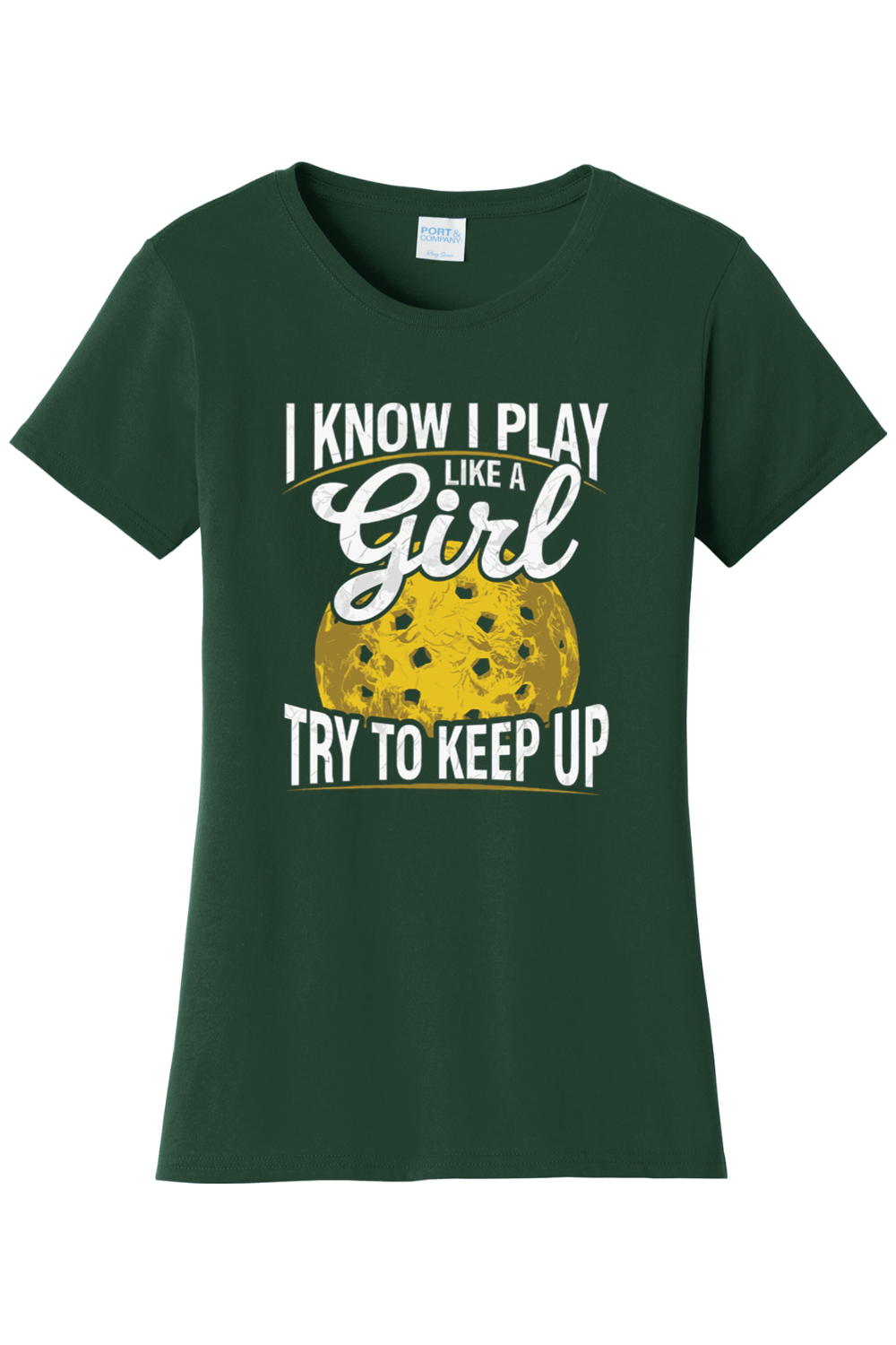 Port & Company Ladies Fan Favorite Tee Forest Green