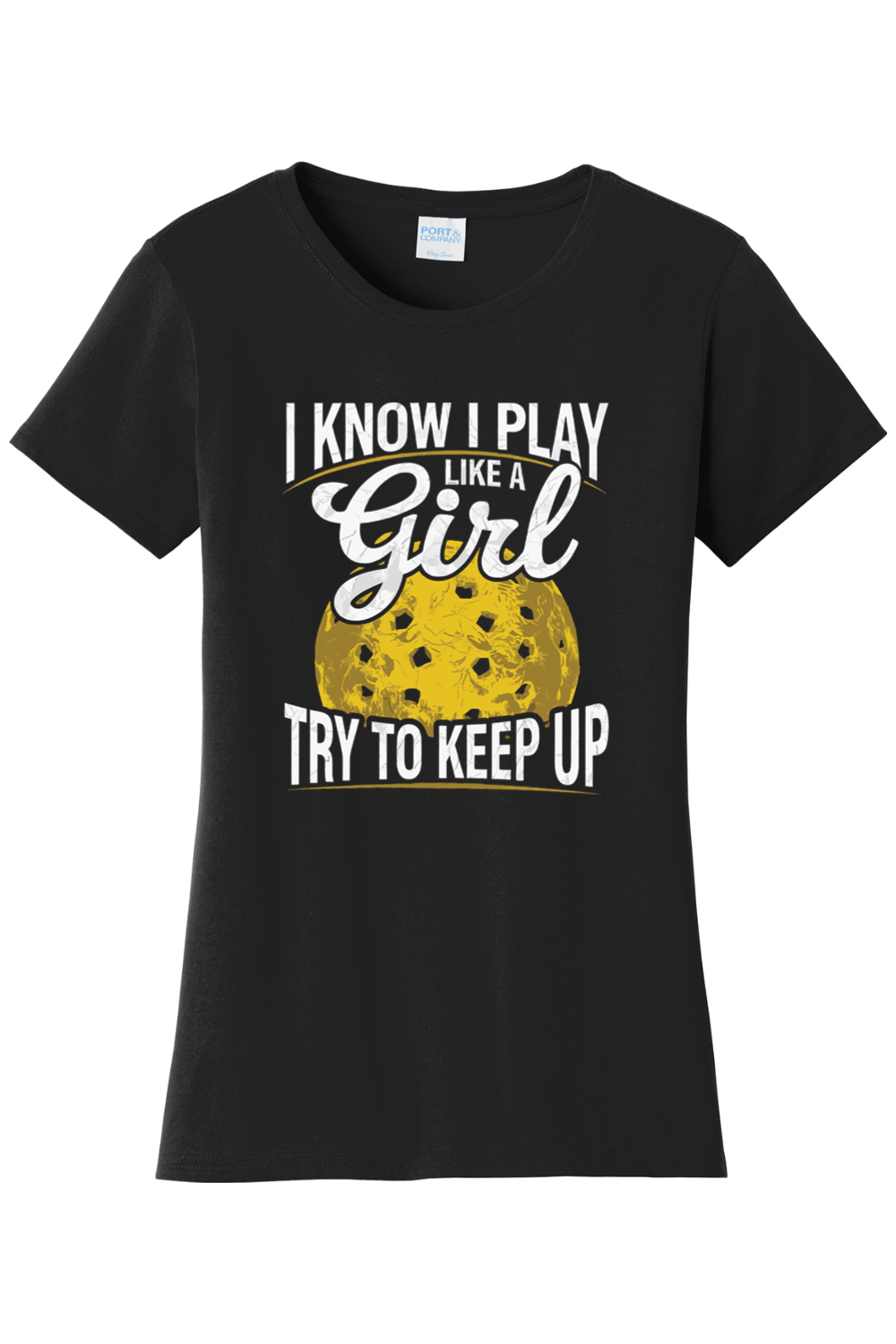 Port & Company Ladies Fan Favorite Tee Jet Black