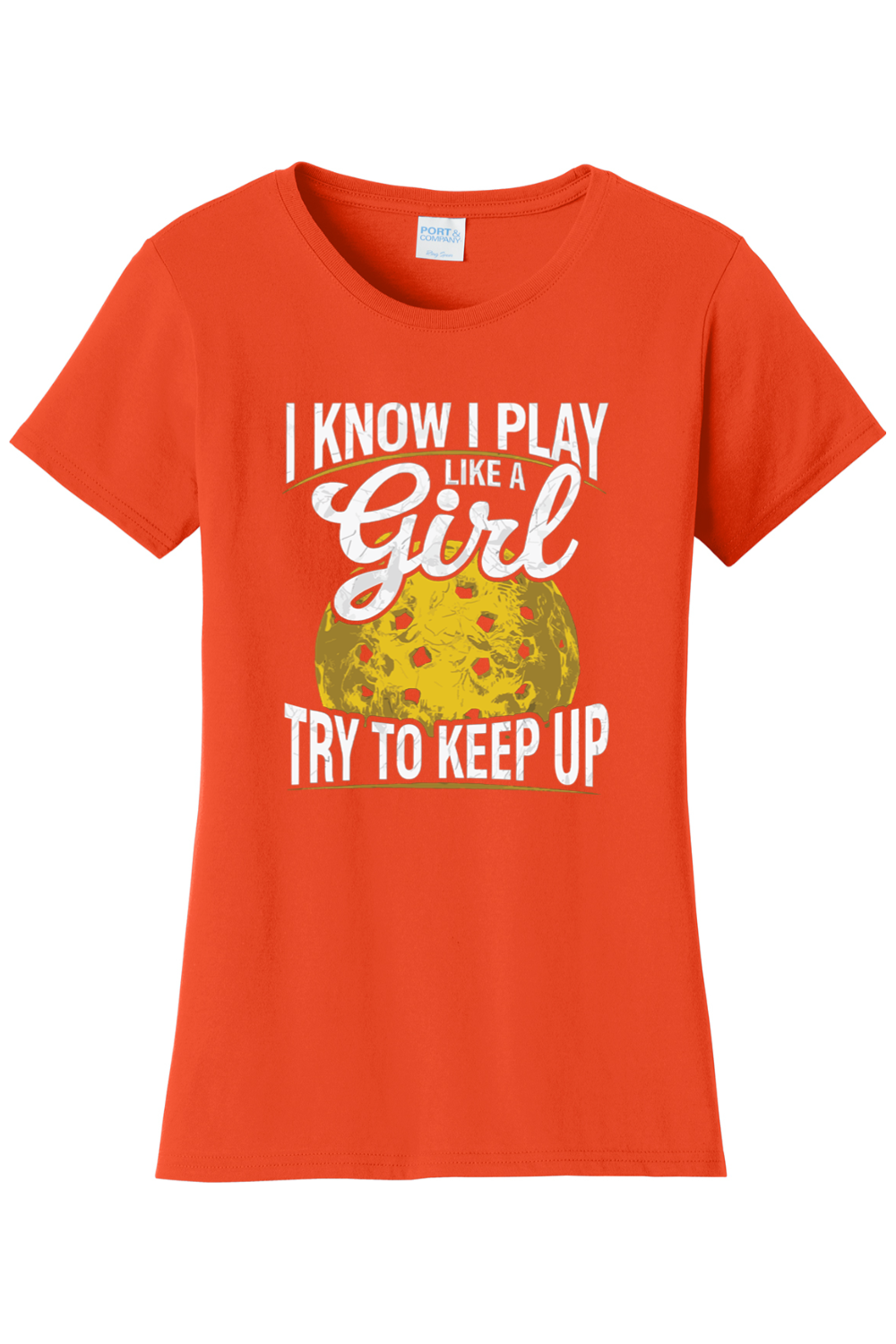Port & Company Ladies Fan Favorite Tee Orange