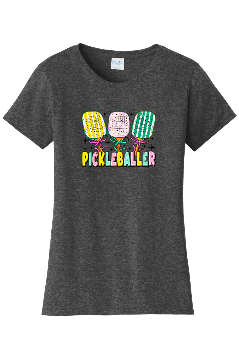 Port & Company Ladies Fan Favorite Tee Dark Heather Grey