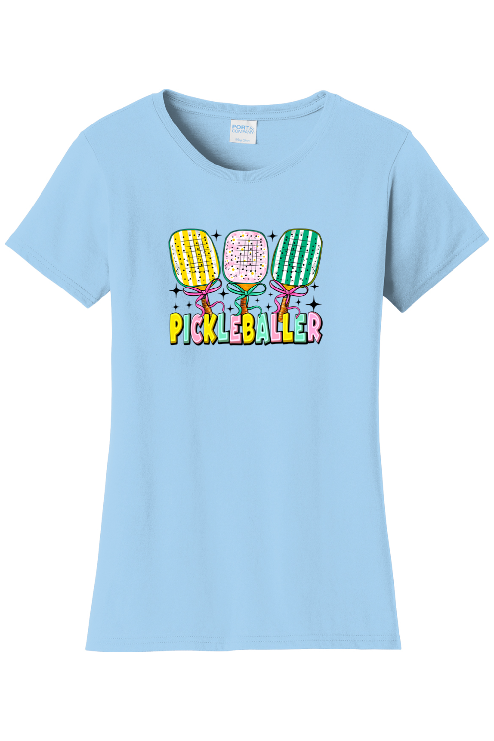 Port & Company Ladies Fan Favorite Tee Light Blue