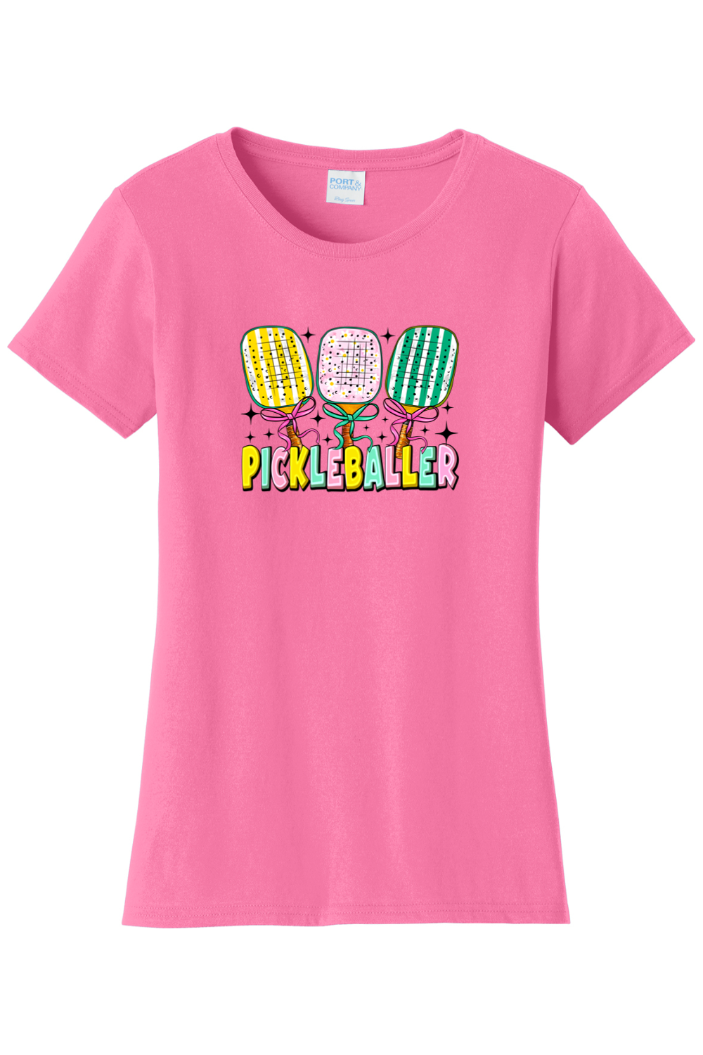 Port & Company Ladies Fan Favorite Tee New Pink